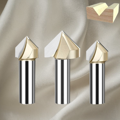 90 degrees V-type woodworking milling cutter bit