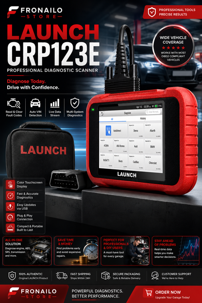 Professional car diagnostic scanner
