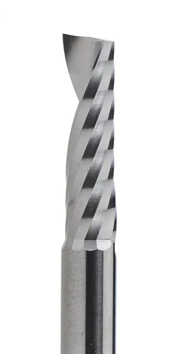 Expensive tungsten cobalt alloy single flute milling cutter spiral end mill for alucobond,acylic,wood,aluminum and copper