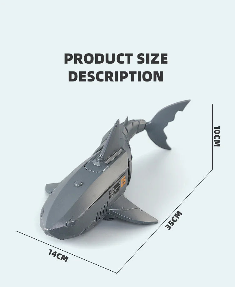 Smart  remote controlled shark /whale spray water!