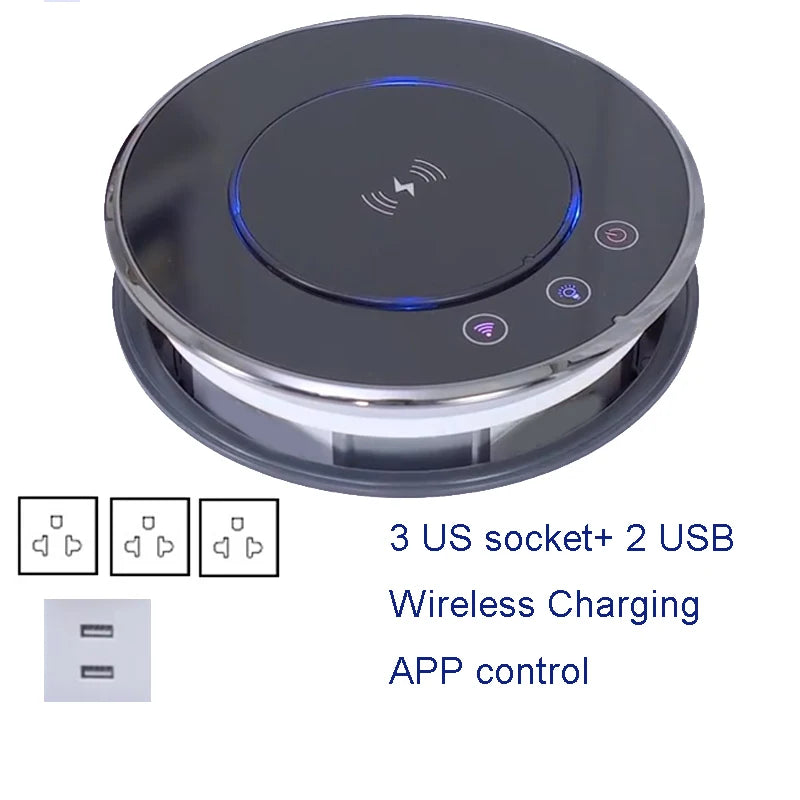 Smart lifting socket