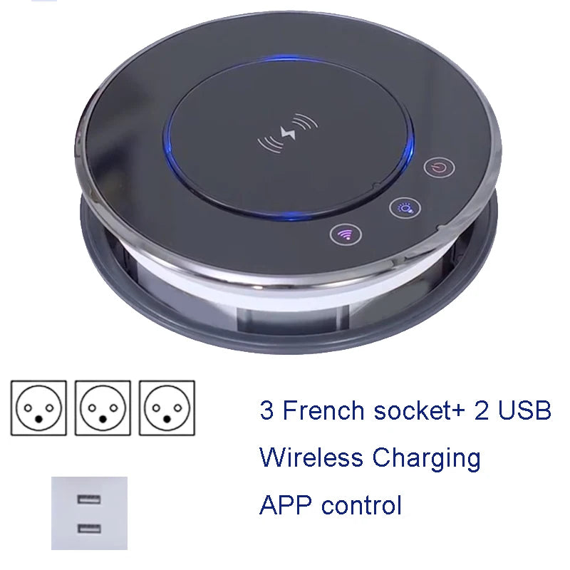 Smart lifting socket