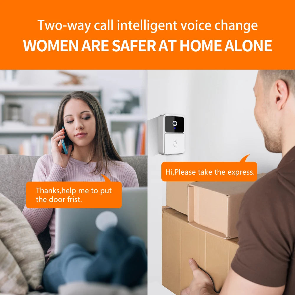 Advanced WiFi Video Doorbell with Night Vision