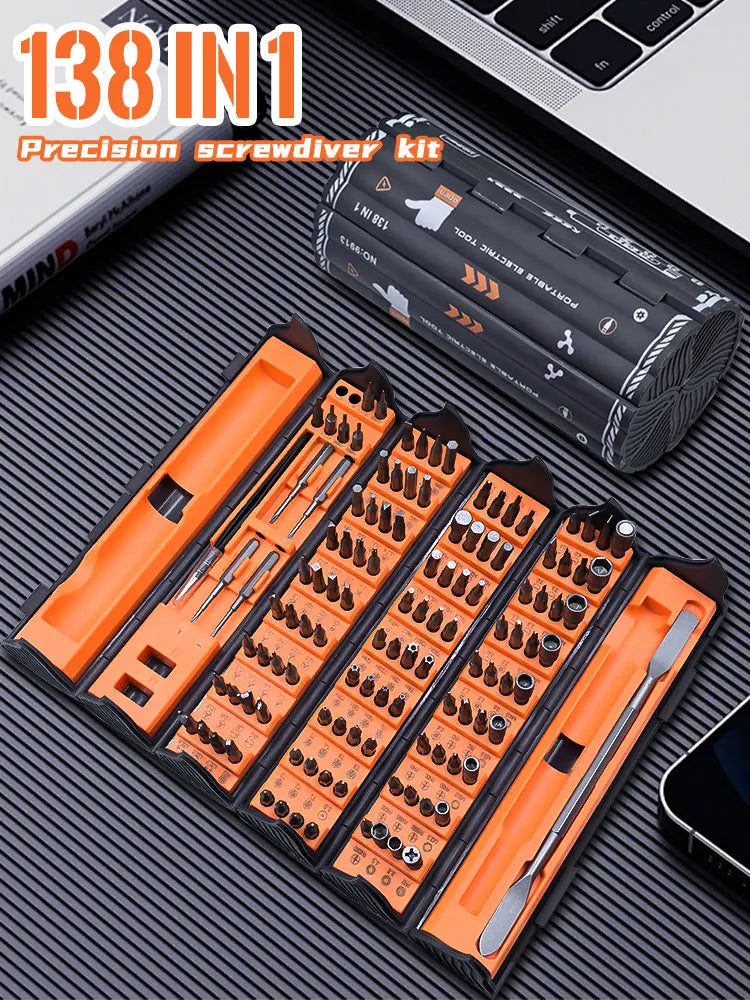 Precision electric screwdriver set