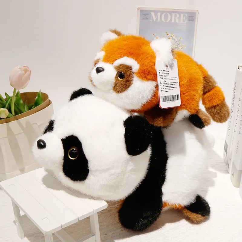 Red Panda Plush Pillow: Cuddly & Transforming