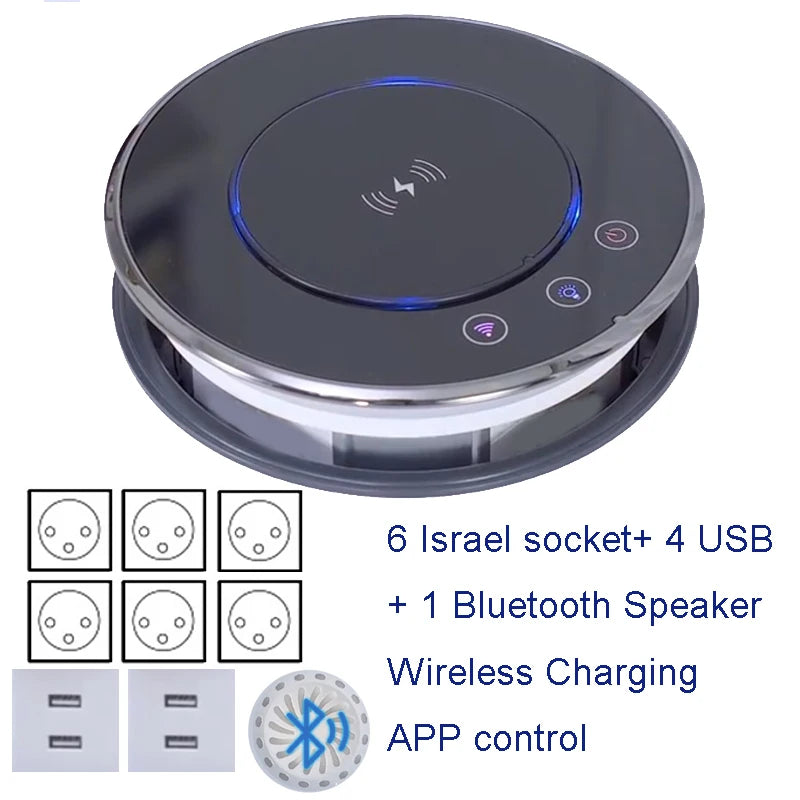 Smart lifting socket