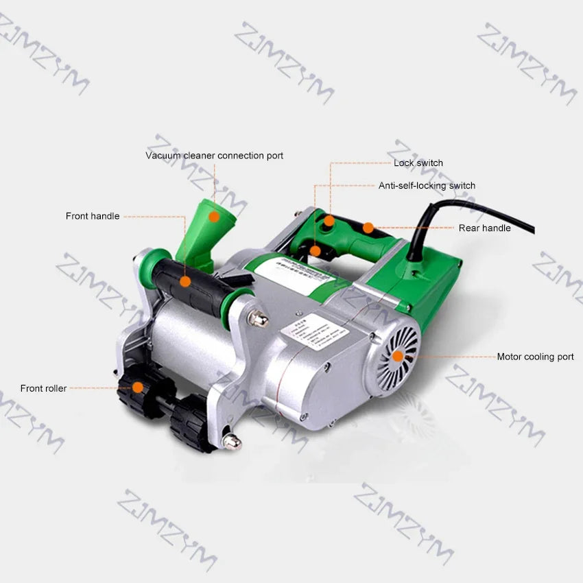 Industrial wall chaser electric wall line slot machine