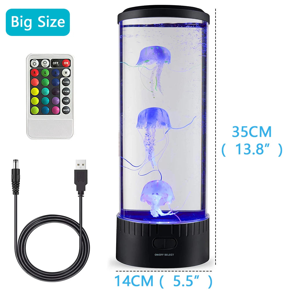 Jellyfish lamp led night light