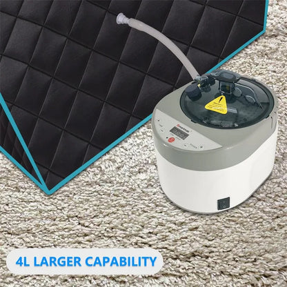 SteamSoothe Deluxe: Personal Full Body Home Sauna Spa