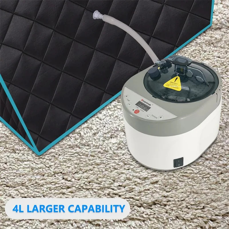 SteamSoothe Deluxe: Personal Full Body Home Sauna Spa