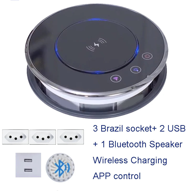 Smart lifting socket