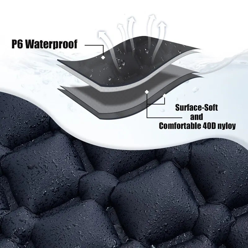 Outdoor inflatable sleeping pad