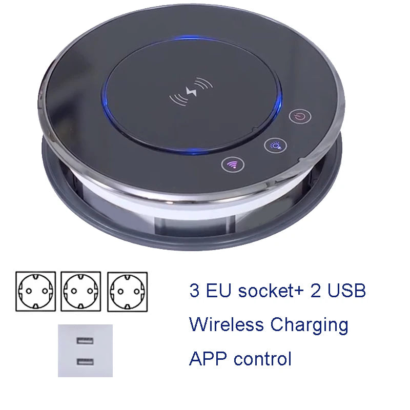 Smart lifting socket