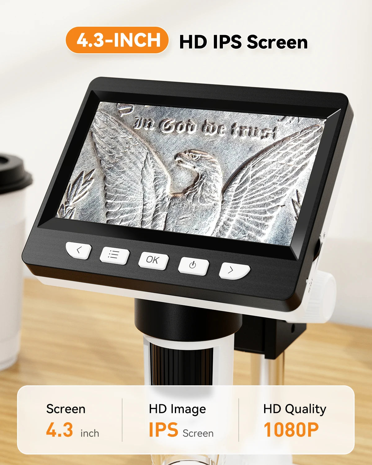 4.3 Inch Digital Microscope