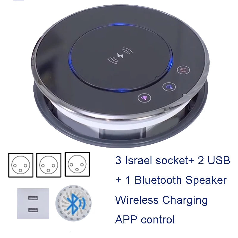 Smart lifting socket