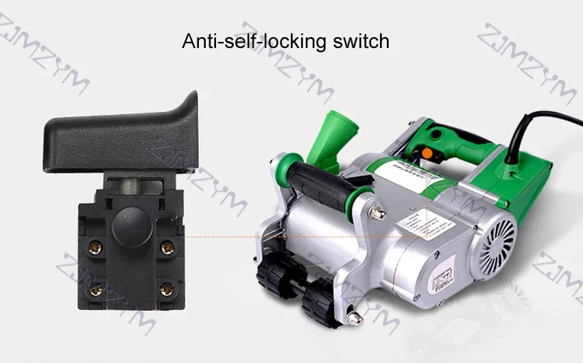 Industrial wall chaser electric wall line slot machine