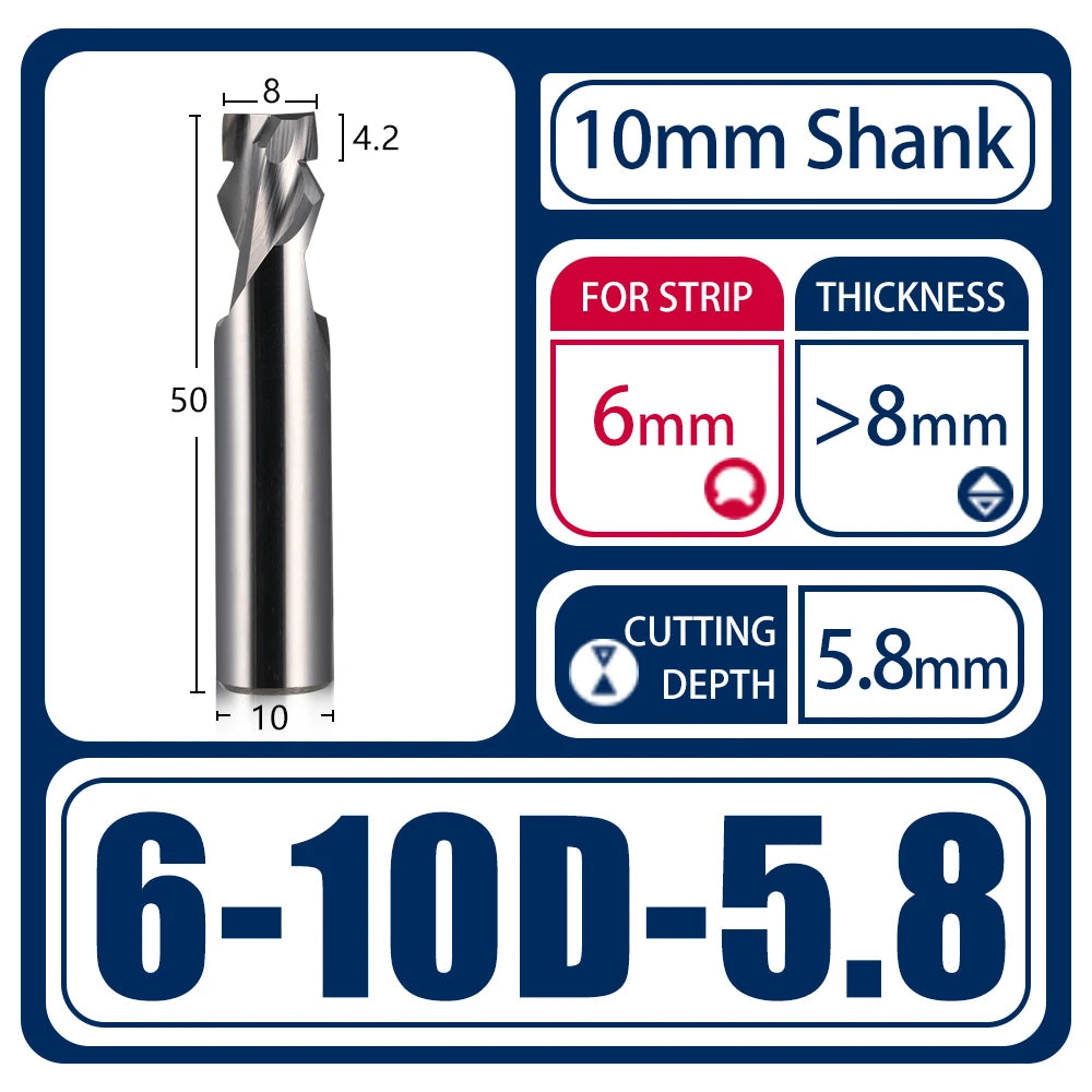 N010 milling cutter for neon light stripe