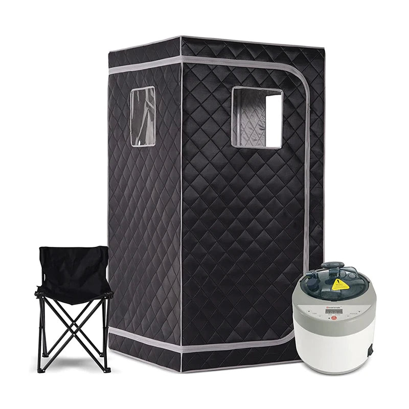 SteamSoothe Deluxe: Personal Full Body Home Sauna Spa