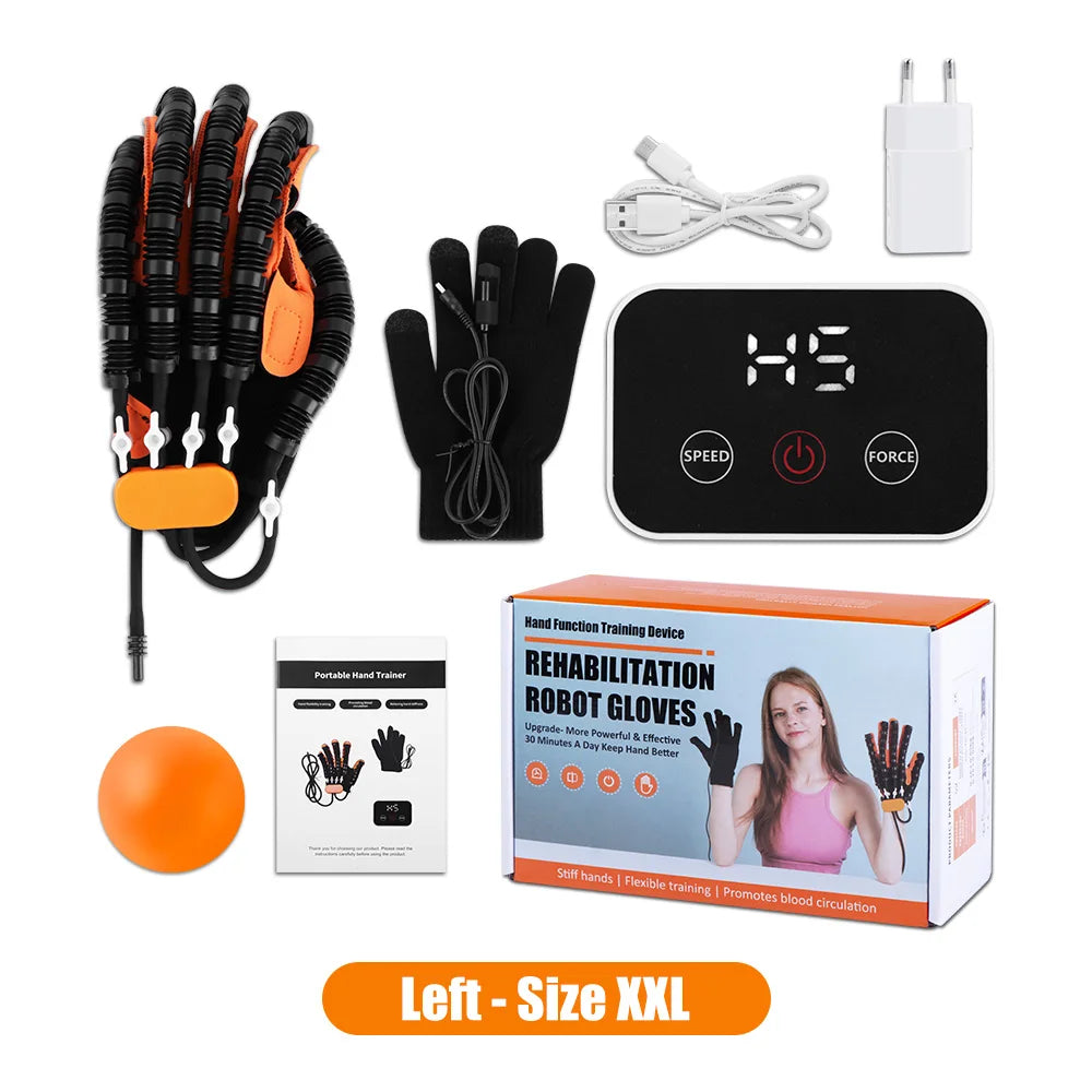 Hand rehab robot gloves – Stroke recovery trainer