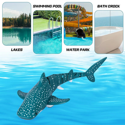 Smart  remote controlled shark /whale spray water!