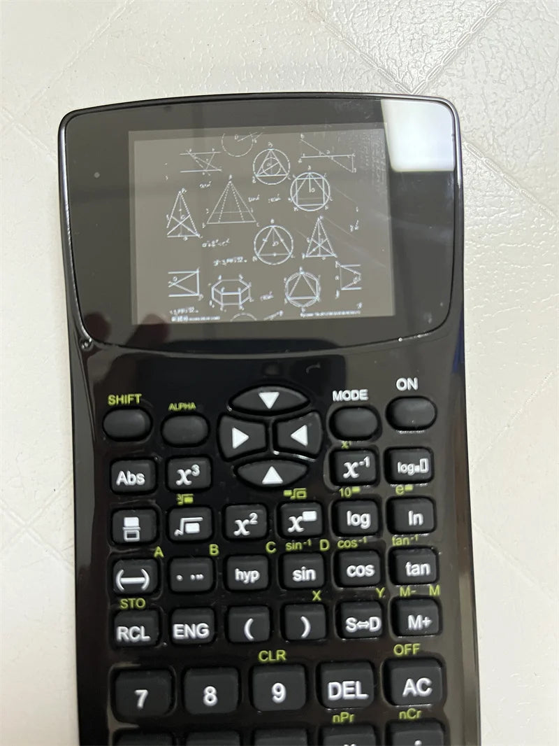 Smart student calculator with E-Book & privacy screen