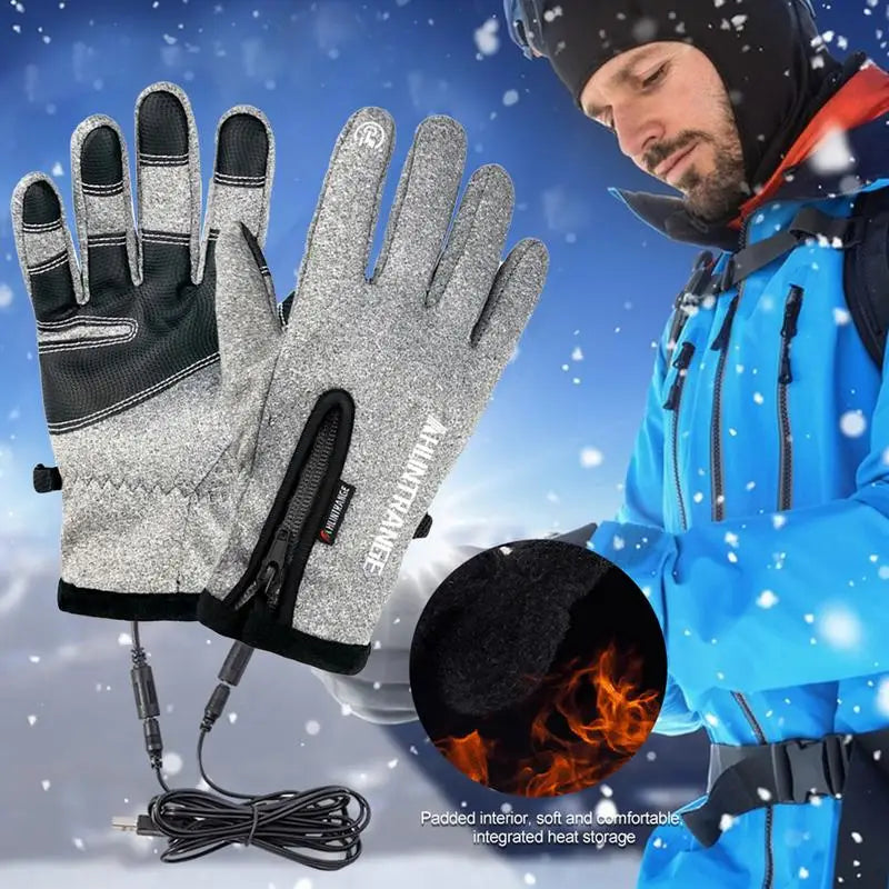 Electric heated hand warmer gloves!
