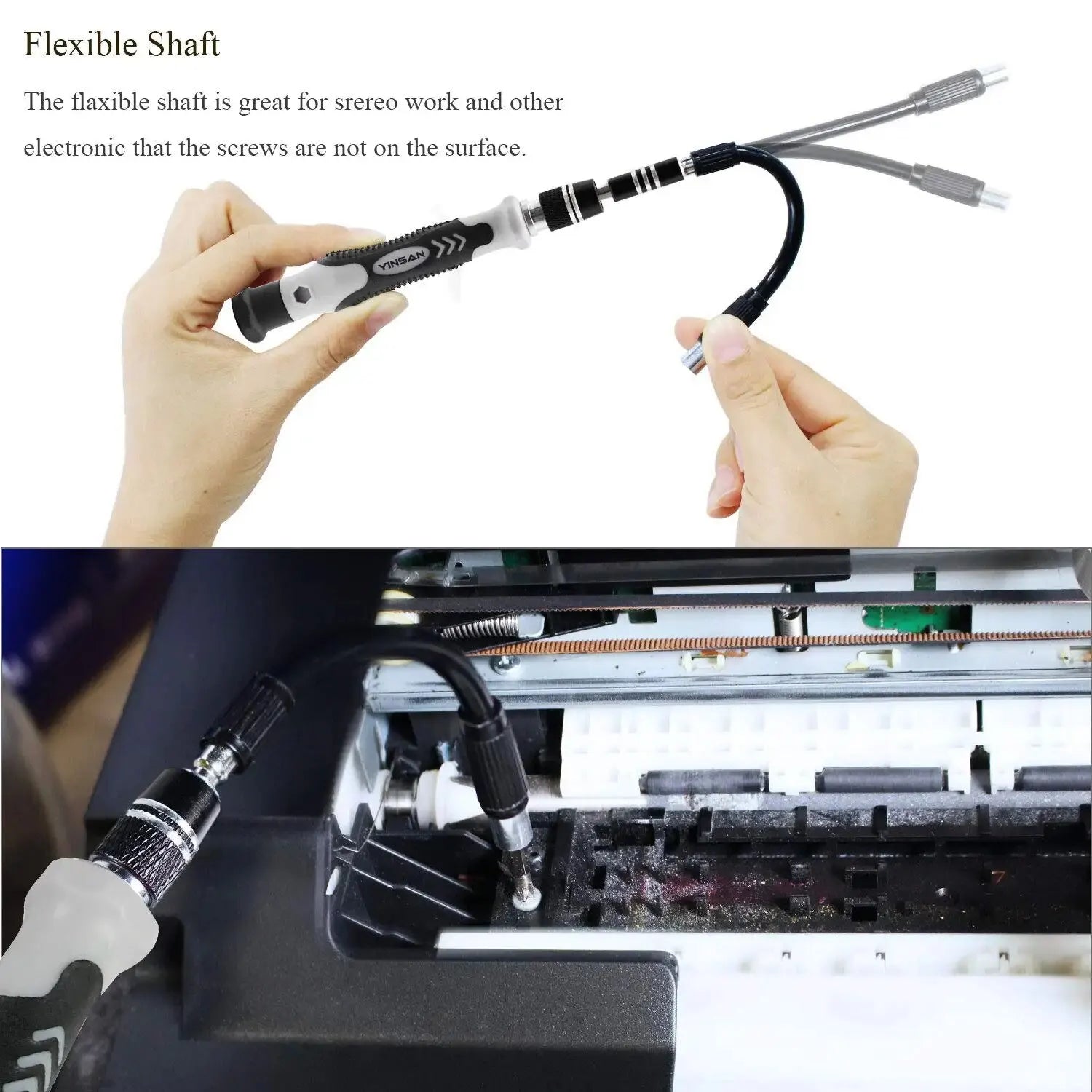 Professionals 116-in-1 precision screwdriver set is a powerful and versatile tool for repairing phones, PCs, watches, and glasses.