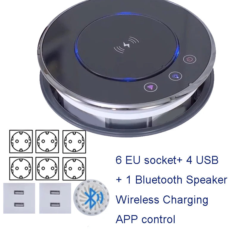 Smart lifting socket