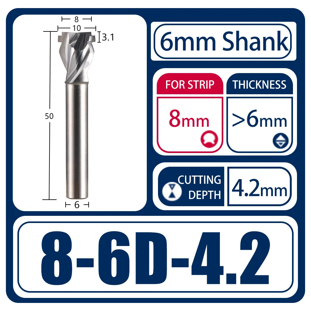 N010 milling cutter for neon light stripe