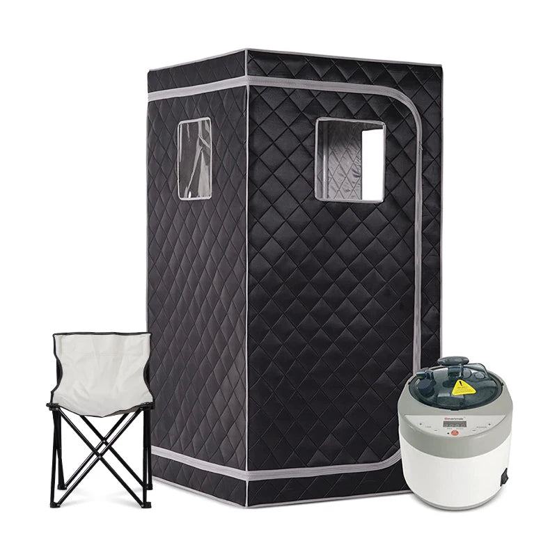 SteamSoothe Deluxe: Personal Full Body Home Sauna Spa