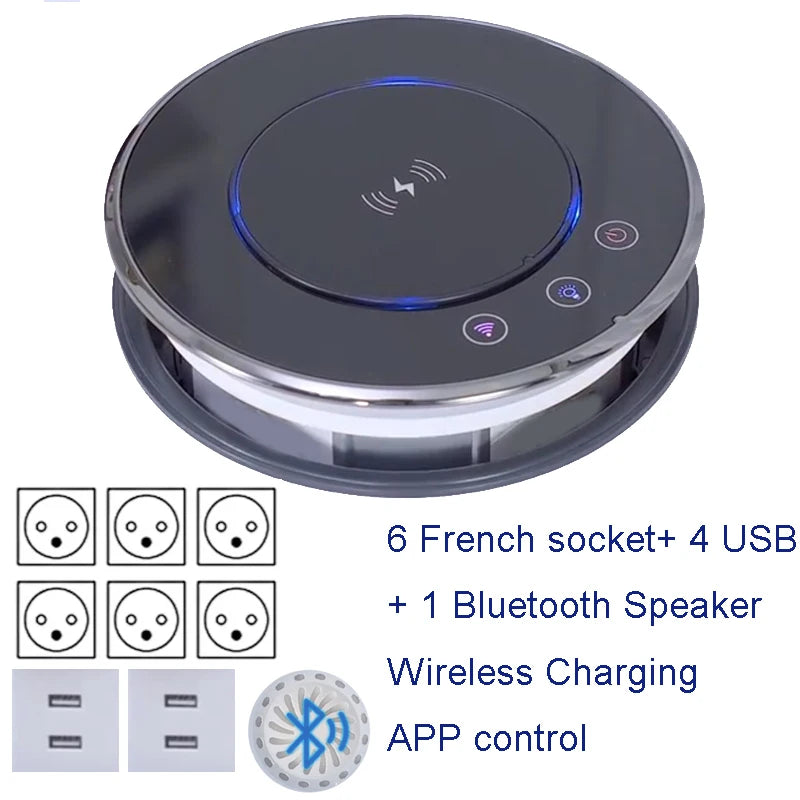 Smart lifting socket