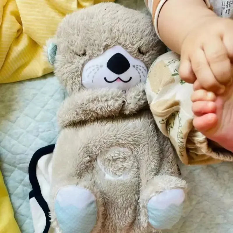 Baby breathing bear soothing Otter Plush - perfect for children!