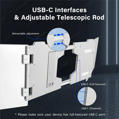 Double screen display extender