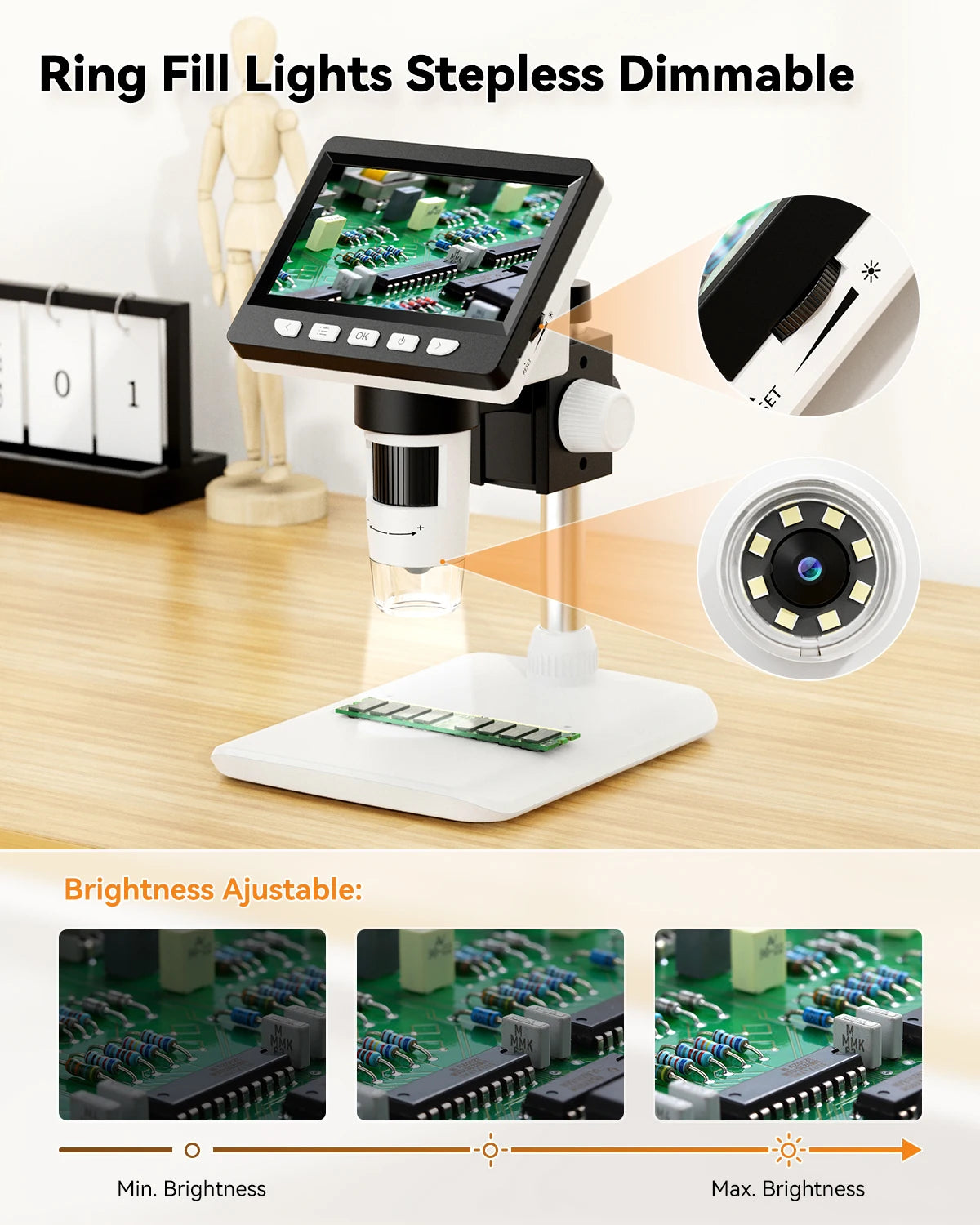 4.3 Inch Digital Microscope