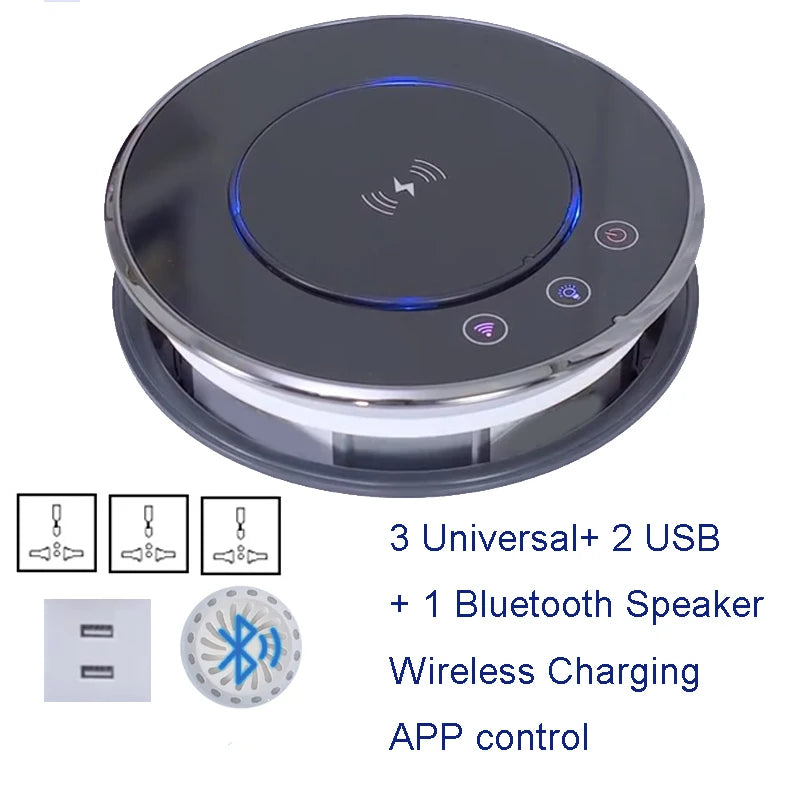 Smart lifting socket