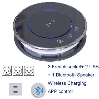 Smart lifting socket