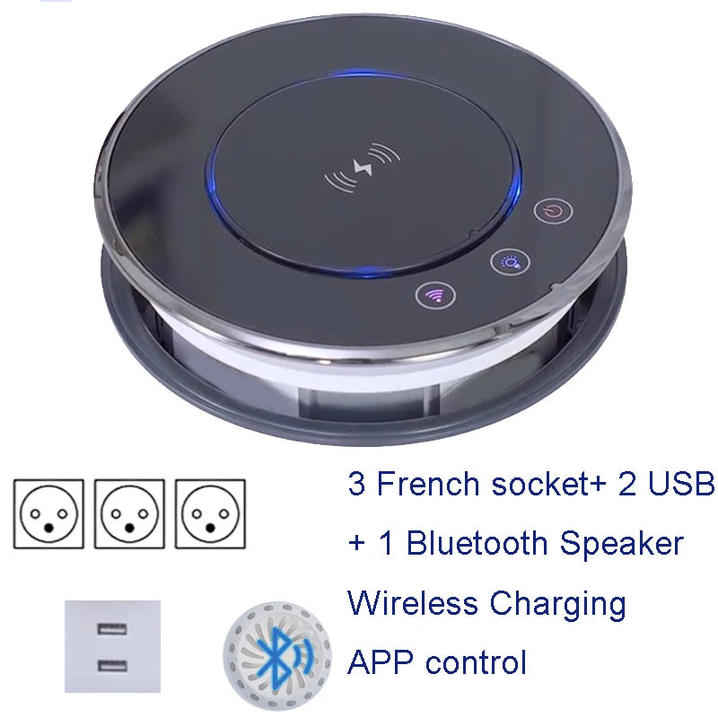 Smart lifting socket