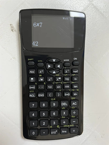 Smart student calculator with E-Book & privacy screen
