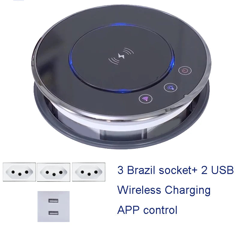 Smart lifting socket