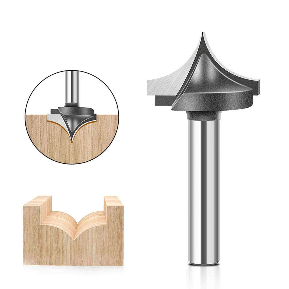 6mm 12mm shank  bottom milling cutter slotting router bit