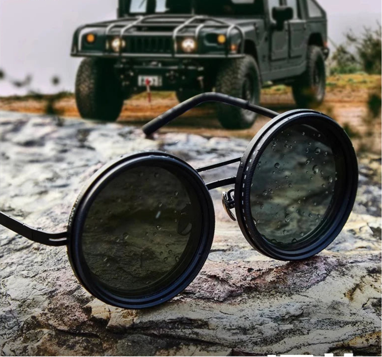Adjustable dimming sunglasses