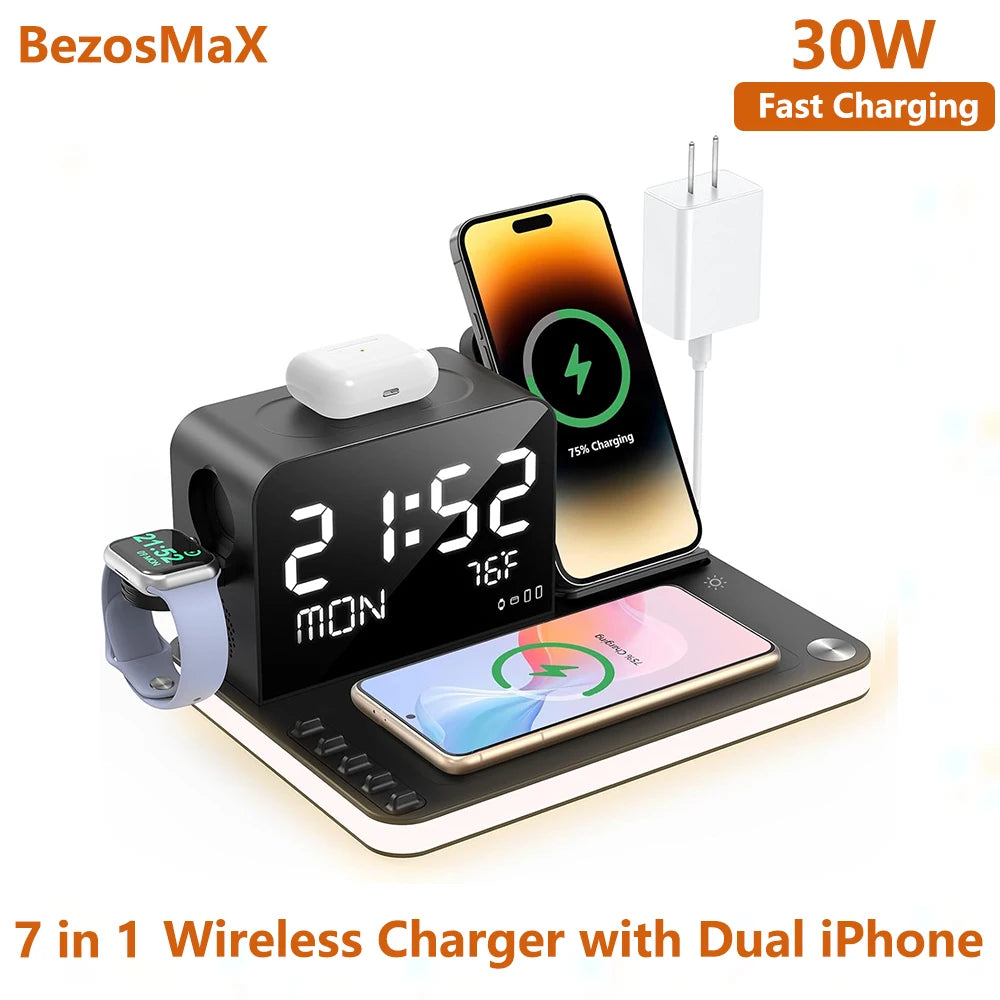 7 in 1 wireless charging station