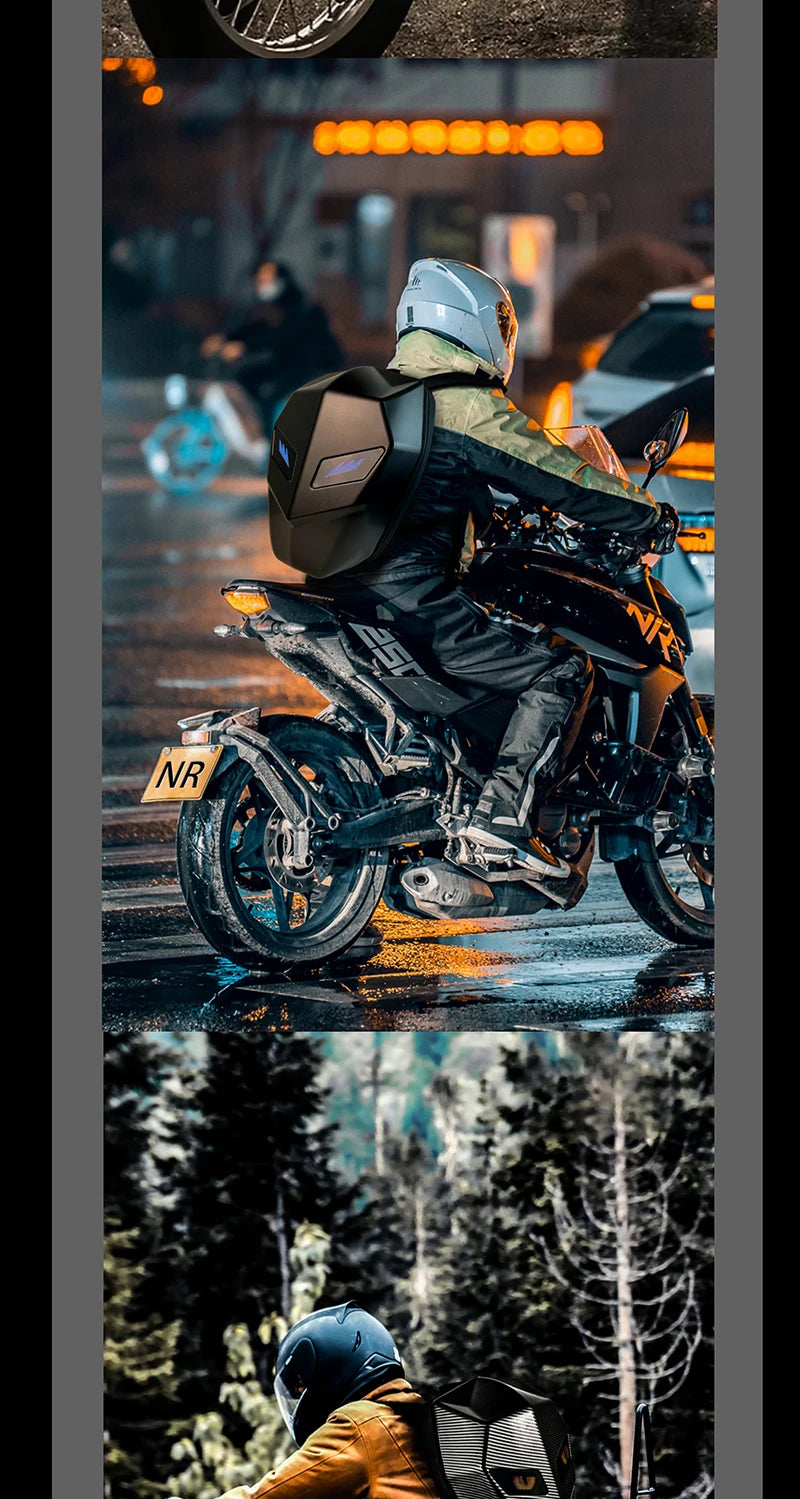 Waterproof led backpack