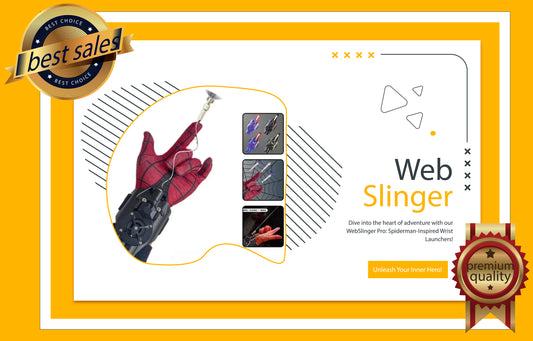 WebSlinger Pro: Spiderman-Inspired Wrist Launchers - Unleash Your Inner Hero!