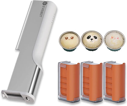 Evebot Printpen Handheld Portable Mini Coffee Printpen Latte Art Macaron Cookie DIY Design Printer Bluetooth 4.2