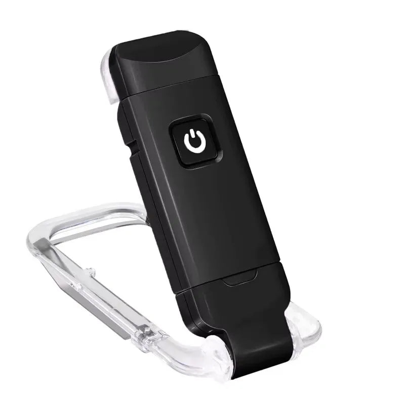 New USB Rechargeable Book Reading Light Brightness Adjustable LED Clip on Book Light Eye Care Book Lamp for Kids Read Light