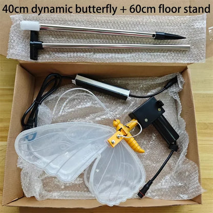 Butterfly Lights LED Butterflies Simulation Dynamic Static Butterfly Lights for Outdoor Home Decor Wedding Party DIY Decorations