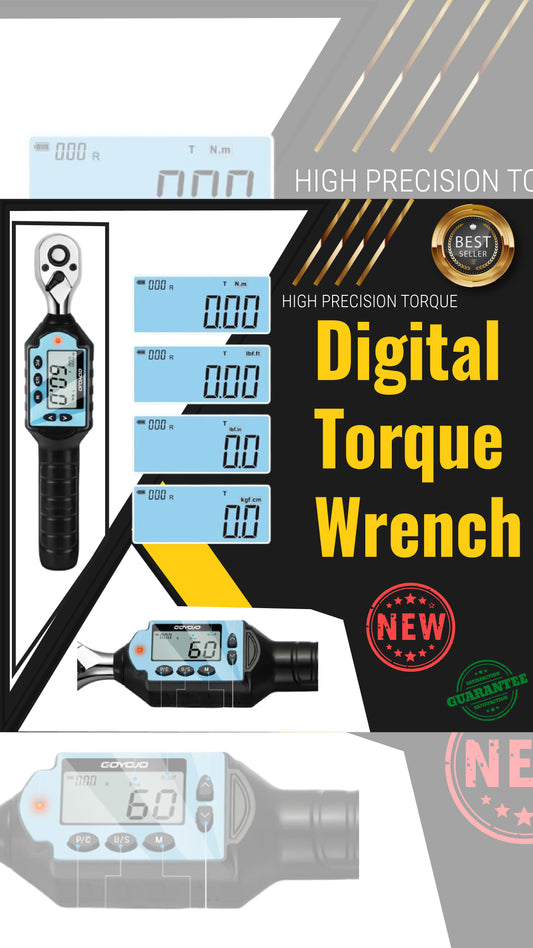 Digital Preset Torque Wrench 1/2" 3/8" 1/4"