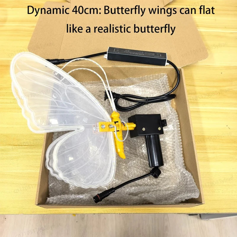 Butterfly Lights LED Butterflies Simulation Dynamic Static Butterfly Lights for Outdoor Home Decor Wedding Party DIY Decorations