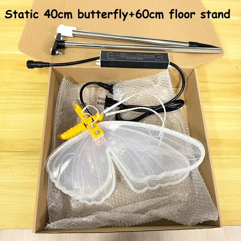 Butterfly Lights LED Butterflies Simulation Dynamic Static Butterfly Lights for Outdoor Home Decor Wedding Party DIY Decorations